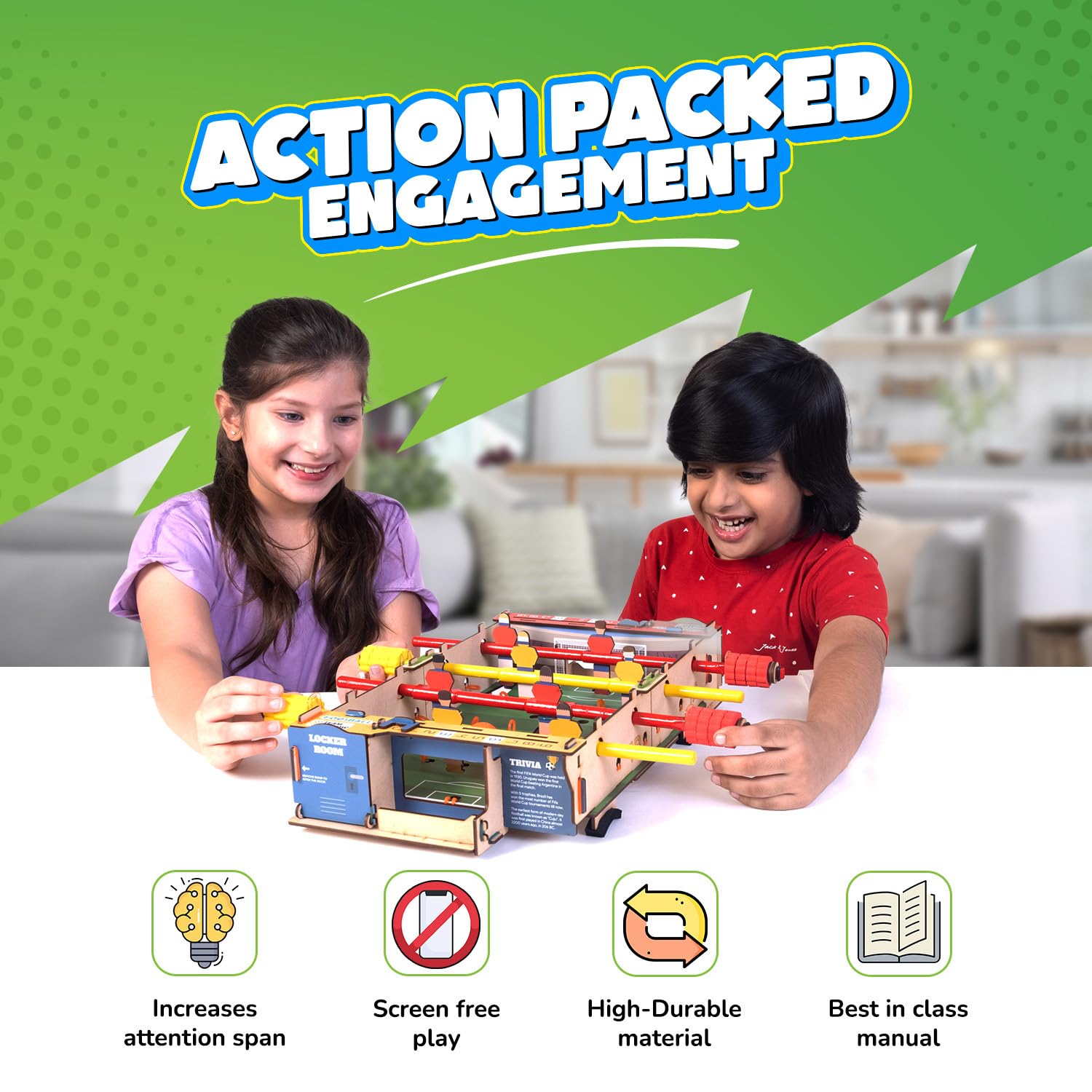 Smartivity DIY Foosball Table for Kids stumbit